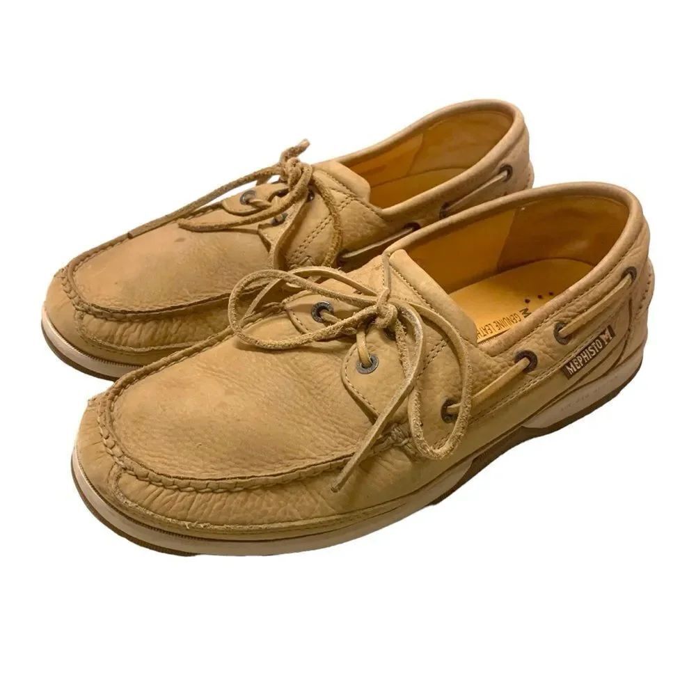 Mephisto Spinnaker Leather Boat Shoes